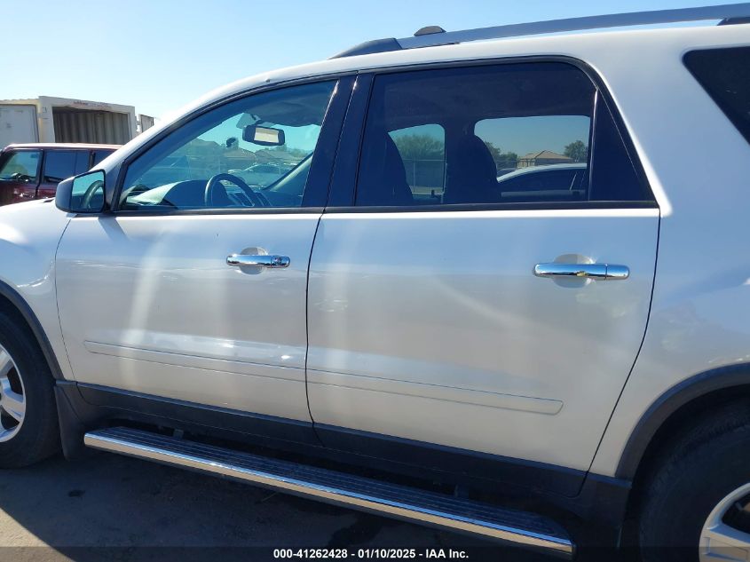 2011 GMC Acadia Sle VIN: 1GKKRPED0BJ356548 Lot: 41262428