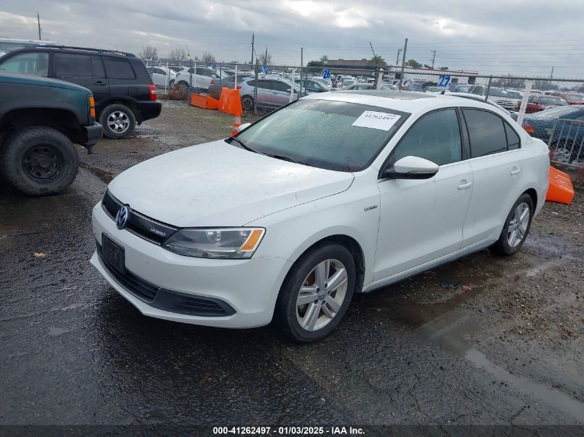 VIN 3VW637AJ8DM311869 2013 VOLKSWAGEN JETTA HYBRID no.2