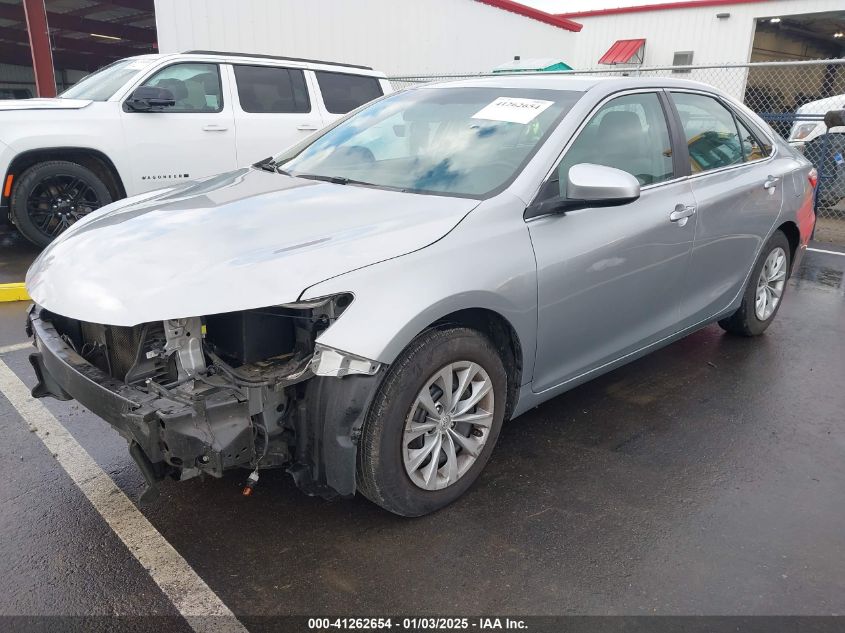 VIN 4T4BF1FK5GR517272 2016 Toyota Camry, LE no.2