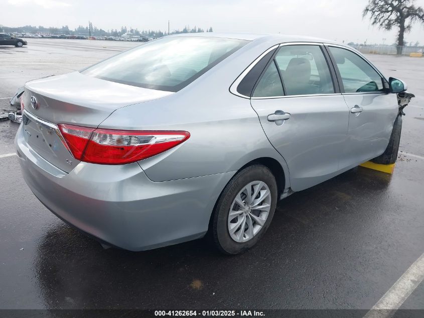 VIN 4T4BF1FK5GR517272 2016 Toyota Camry, LE no.4