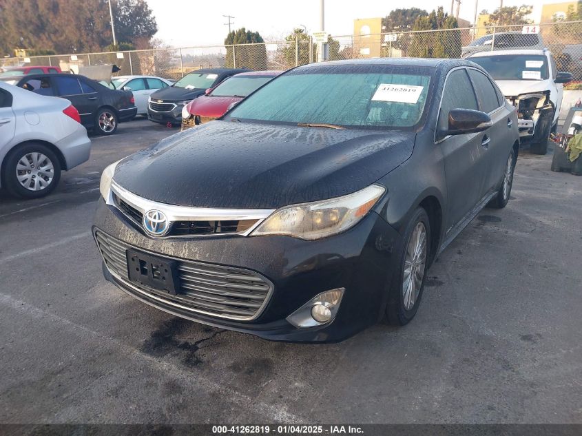 VIN 4T1BD1EB6DU007185 2013 TOYOTA AVALON HYBRID no.2