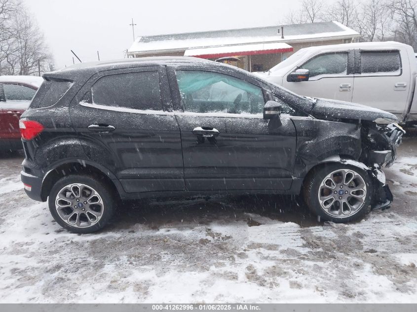 2020 Ford Ecosport Titanium VIN: MAJ6S3KL5LC389109 Lot: 41262996