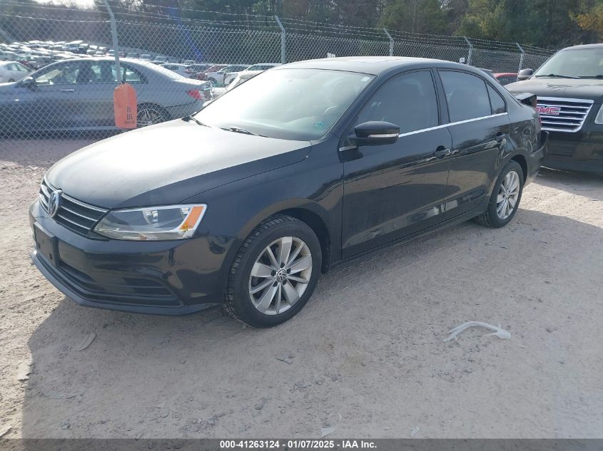 VIN 3VWD07AJ7FM312403 2015 Volkswagen Jetta, 1.8T Se no.2