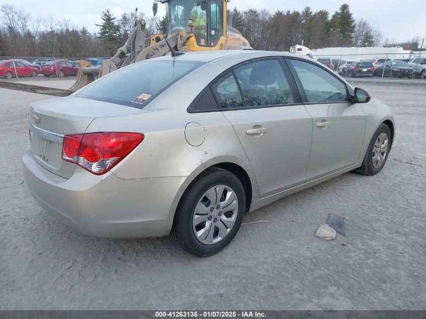 VIN 1G1PA5SG3D7327324 2013 Chevrolet Cruze, Ls Auto no.4