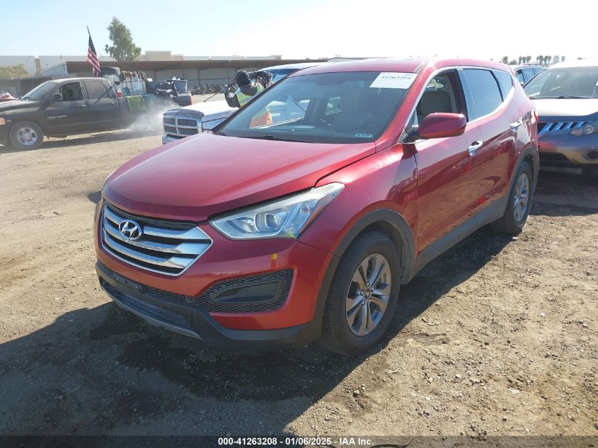 VIN 5XYZT3LB0GG321876 2016 Hyundai Santa Fe, Sport... no.2