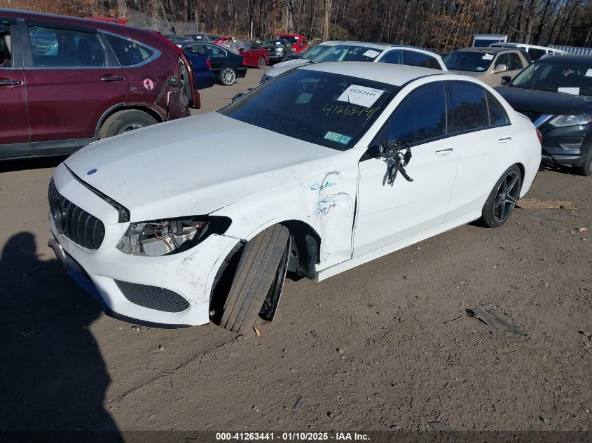 VIN 55SWF4JB1GU098756 2016 Mercedes-Benz C 300, Lux... no.2