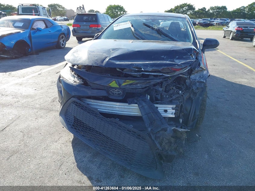 VIN JTDEPRAE4LJ001313 2020 TOYOTA COROLLA LE