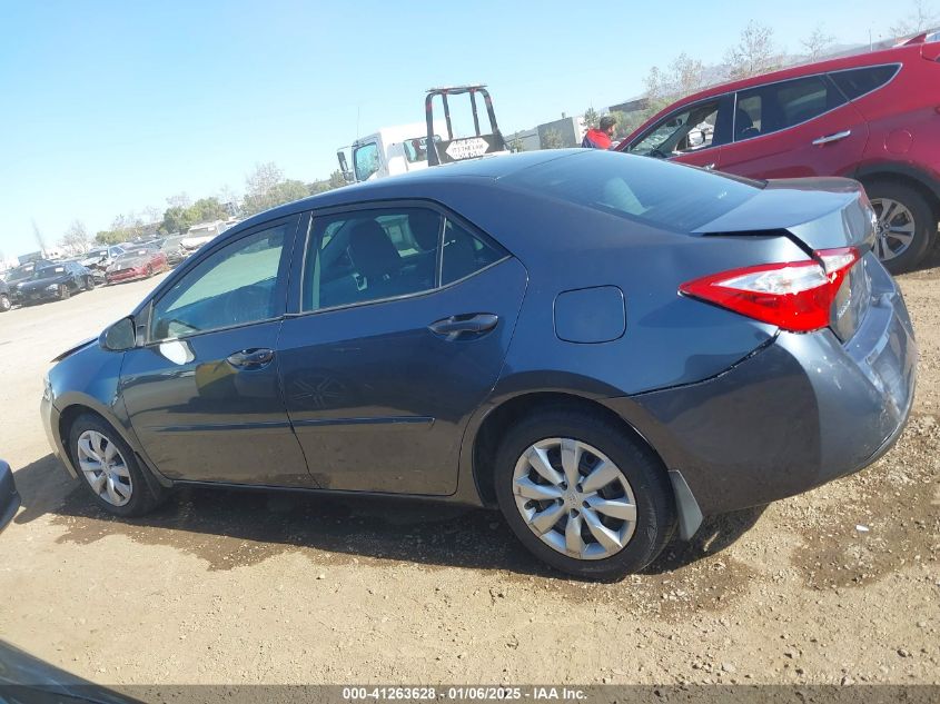 VIN 2T1BURHE8FC438572 2015 Toyota Corolla, LE no.14