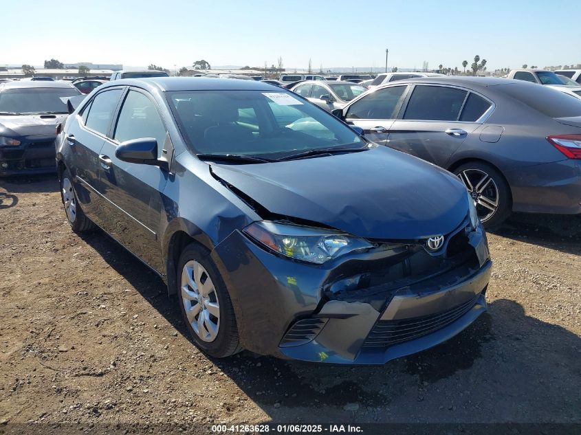 VIN 2T1BURHE8FC438572 2015 Toyota Corolla, LE no.6