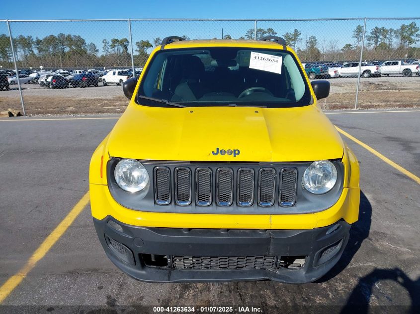 VIN ZACCJBAT7GPD68338 2016 Jeep Renegade, Sport no.12