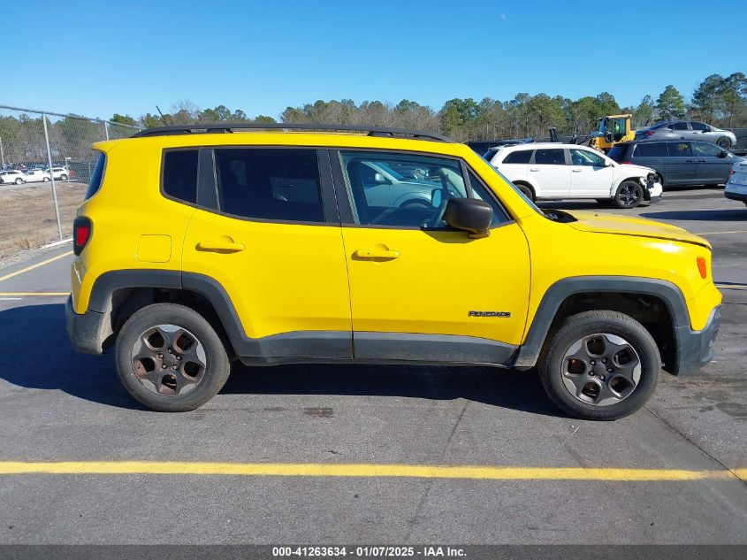 VIN ZACCJBAT7GPD68338 2016 Jeep Renegade, Sport no.13