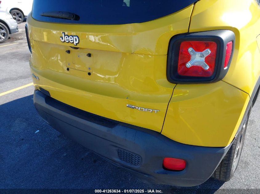 VIN ZACCJBAT7GPD68338 2016 Jeep Renegade, Sport no.19