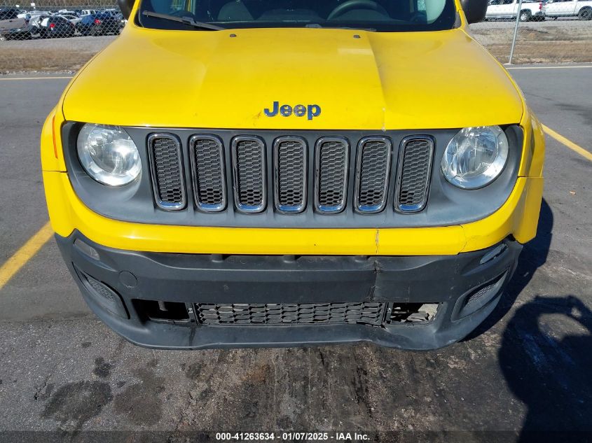 VIN ZACCJBAT7GPD68338 2016 Jeep Renegade, Sport no.6