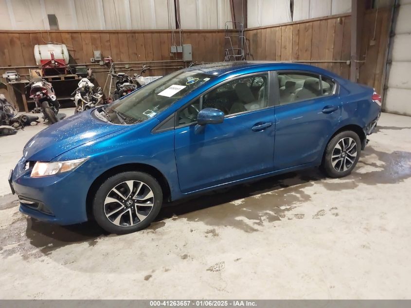 VIN 2HGFB2F86EH560171 2014 Honda Civic, EX no.2