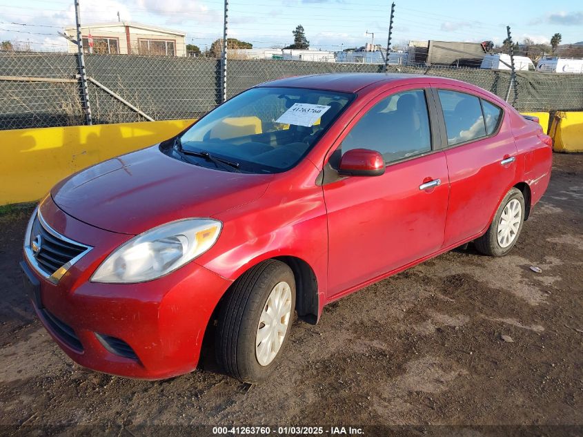 VIN 3N1CN7AP8DL838307 2013 NISSAN VERSA no.2