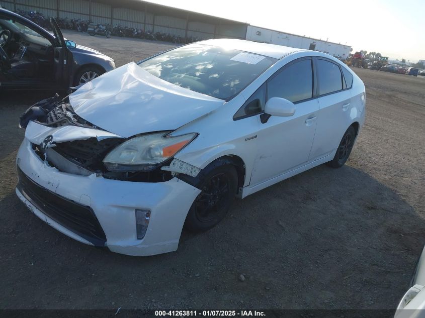 VIN JTDKN3DU2E1755564 2014 TOYOTA PRIUS no.2