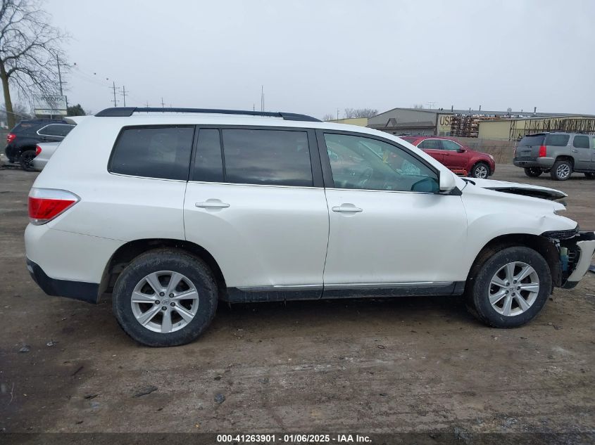 2013 Toyota Highlander Se V6 VIN: 5TDBK3EH9DS198762 Lot: 41263901