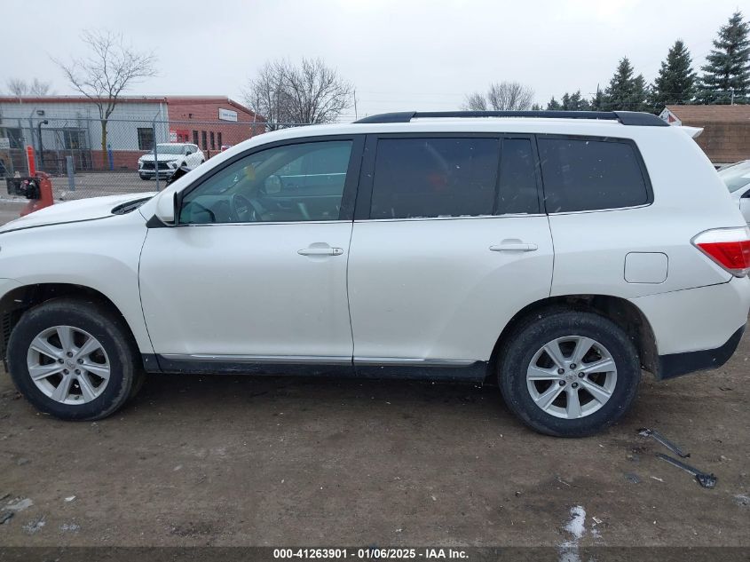 2013 Toyota Highlander Se V6 VIN: 5TDBK3EH9DS198762 Lot: 41263901