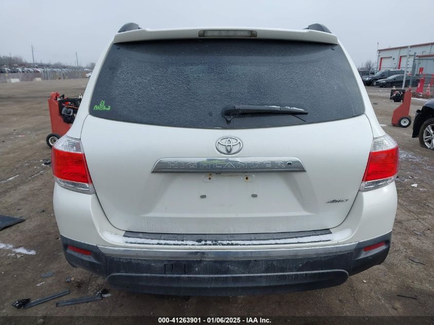 2013 Toyota Highlander Se V6 VIN: 5TDBK3EH9DS198762 Lot: 41263901