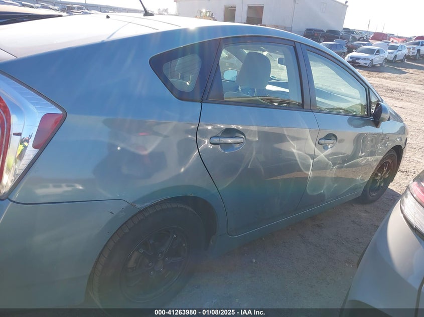 2013 TOYOTA PRIUS VIN: JTDKN3DU6D5626797