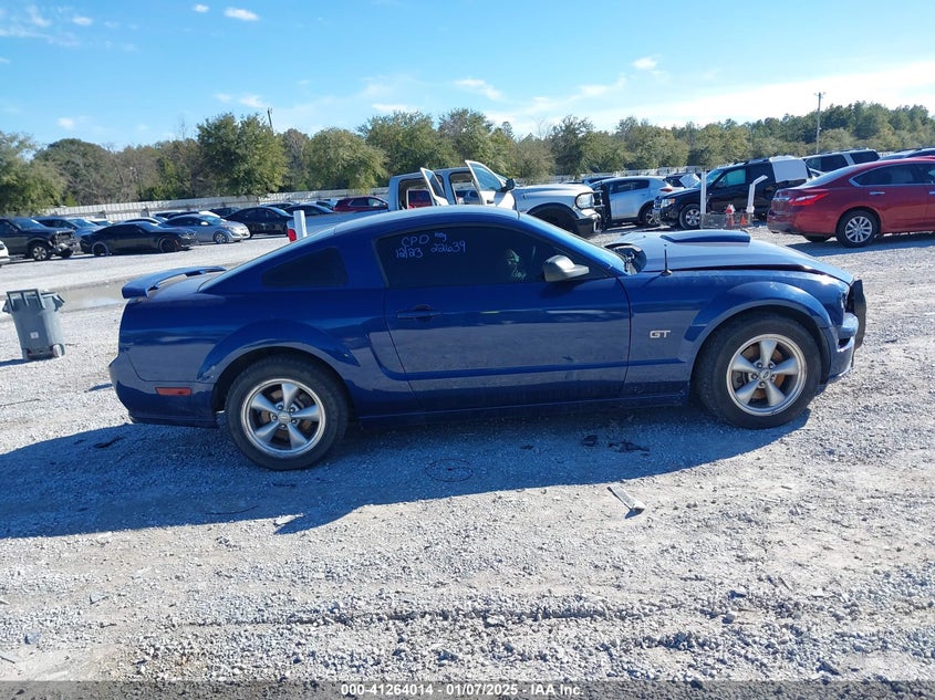 2007 FORD MUSTANG VIN: 1ZVFT82H275219233