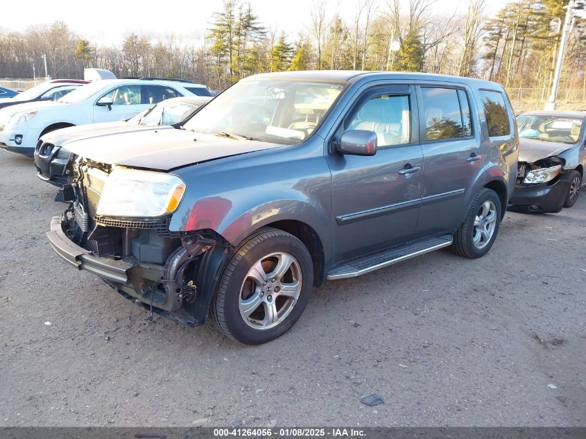 VIN 5FNYF4H53EB005534 2014 Honda Pilot, Ex-L no.2