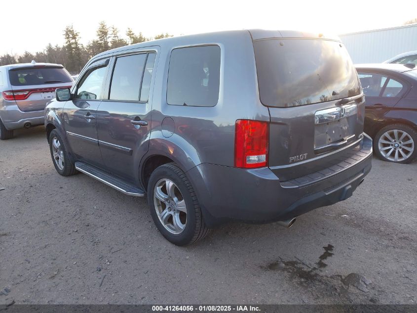 VIN 5FNYF4H53EB005534 2014 Honda Pilot, Ex-L no.3