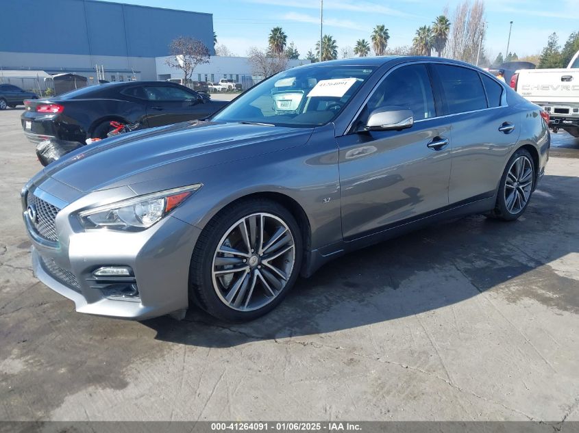 VIN JN1BV7AP6FM355032 2015 INFINITI Q50 no.2