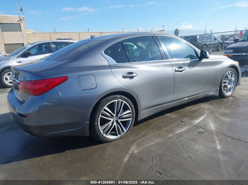 VIN JN1BV7AP6FM355032 2015 INFINITI Q50 no.4