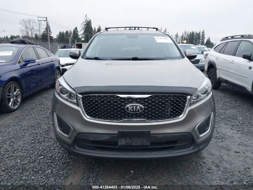 2017 Kia Sorento 2.4L Lx VIN: 5XYPG4A37HG251078 Lot: 41264403