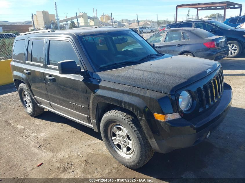 VIN 1C4NJPBB0GD802853 2016 JEEP PATRIOT no.1