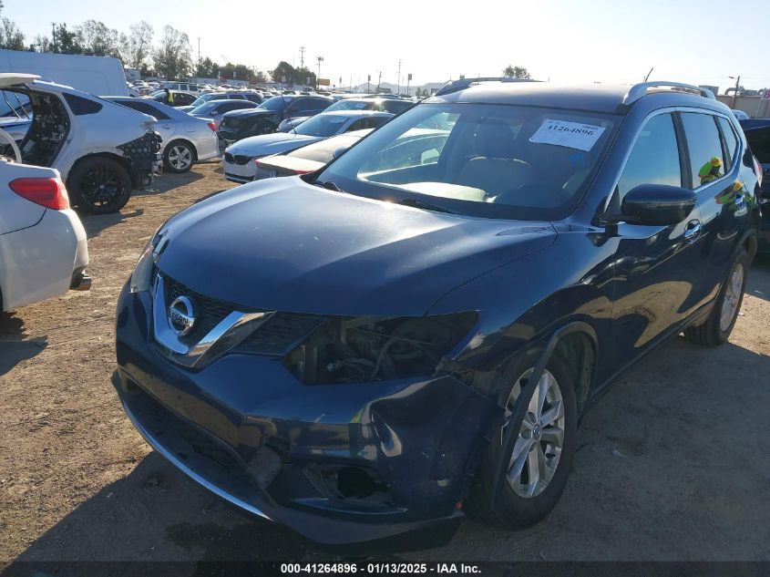 VIN 5N1AT2MN6GC837160 2016 Nissan Rogue, SV no.2