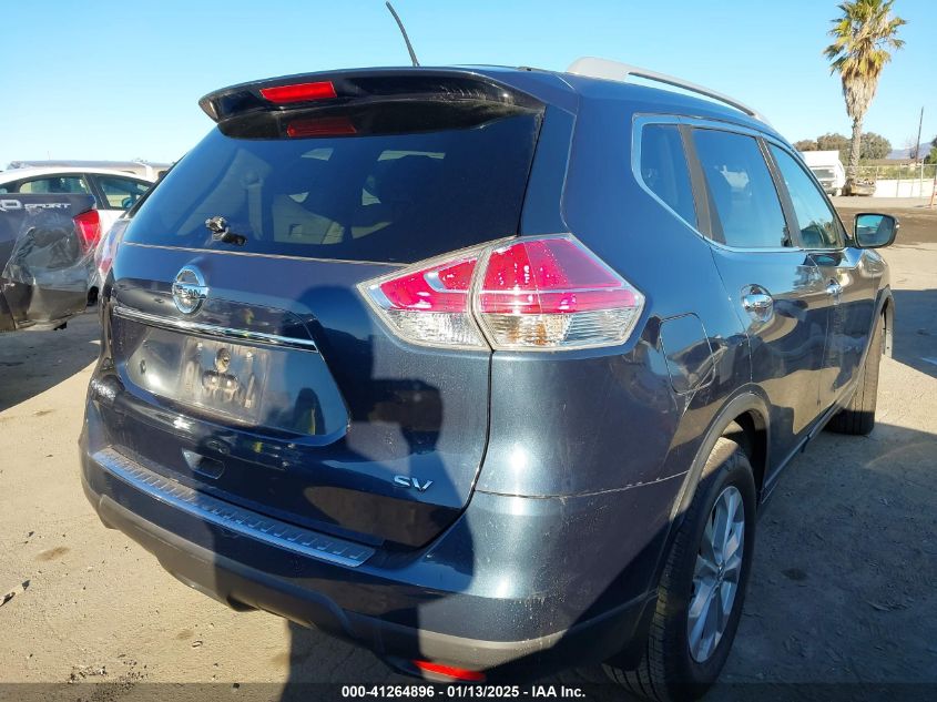 VIN 5N1AT2MN6GC837160 2016 Nissan Rogue, SV no.4