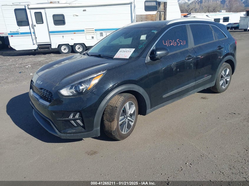 Vin: kndcb3lc8n5549678, lot: 41755562, kia niro lxs 20222