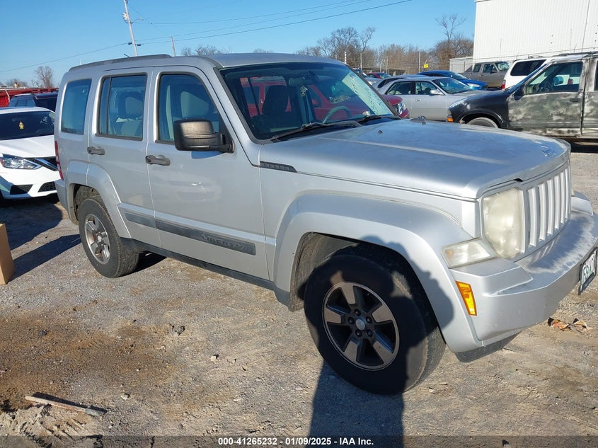 2008 JEEP LIBERTY VIN: 1J8GN28K88W235166