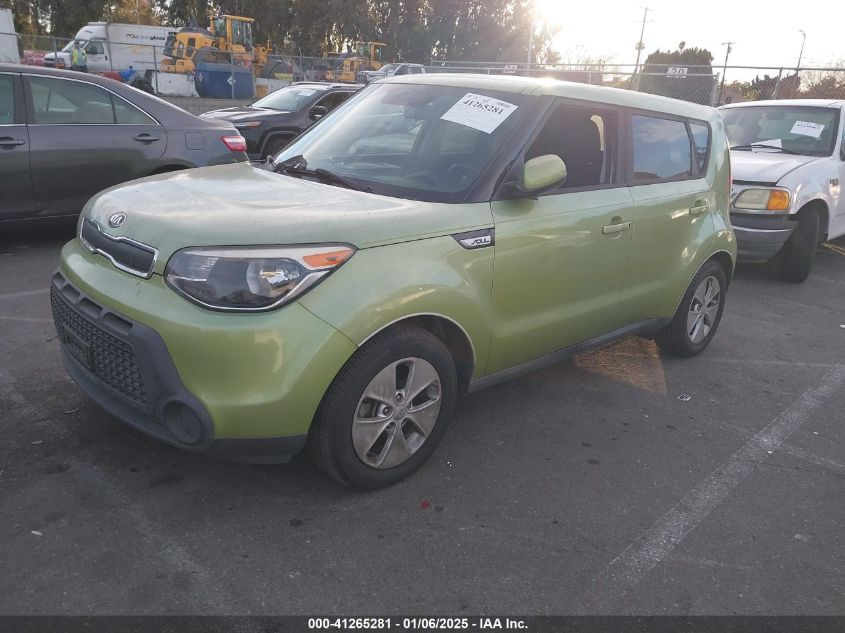 VIN KNDJN2A27G7858696 2016 KIA SOUL no.2