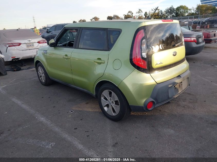 VIN KNDJN2A27G7858696 2016 KIA SOUL no.3