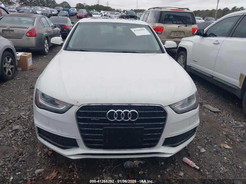 2015 AUDI A4 2.0T PREMIUM - WAUBFAFL9FN009514