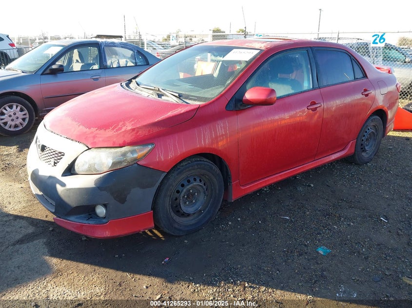 2009 TOYOTA COROLLA VIN: 1NXBU40E39Z051087