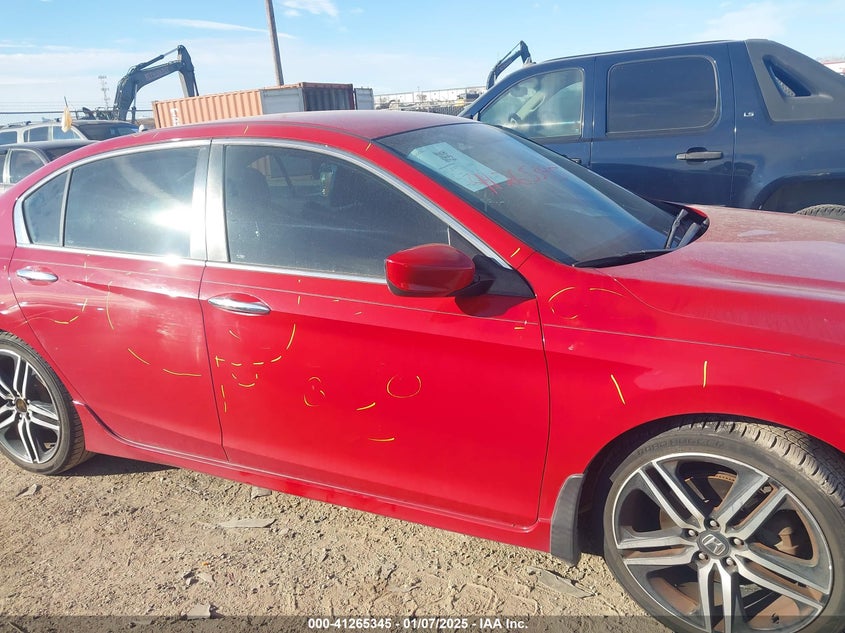2016 HONDA ACCORD VIN: 1HGCR2F50GA096641