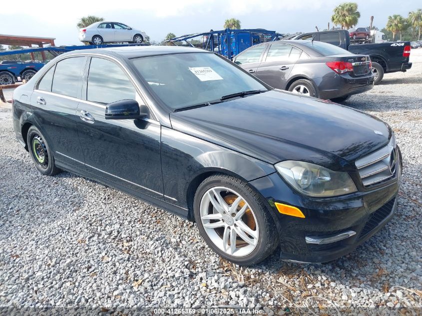 VIN WDDGF4HB9DR245316 2013 MERCEDES-BENZ C 250 no.1