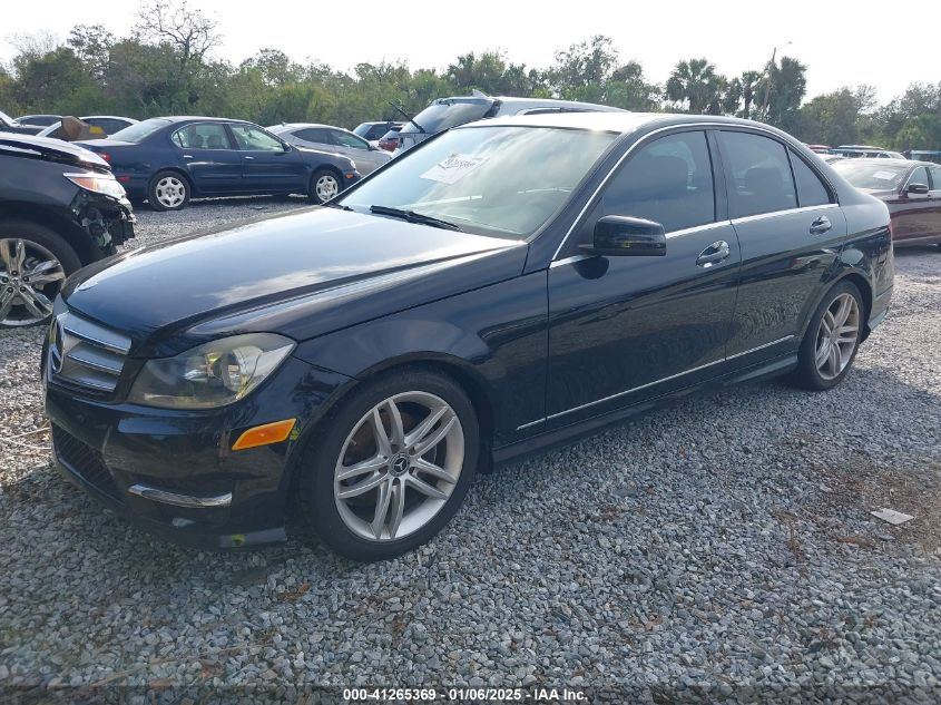 VIN WDDGF4HB9DR245316 2013 MERCEDES-BENZ C 250 no.2