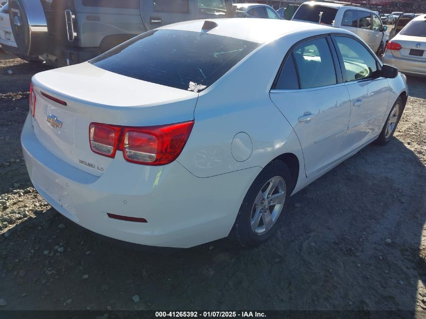 VIN 1G11B5SL8EF230739 2014 CHEVROLET MALIBU no.4