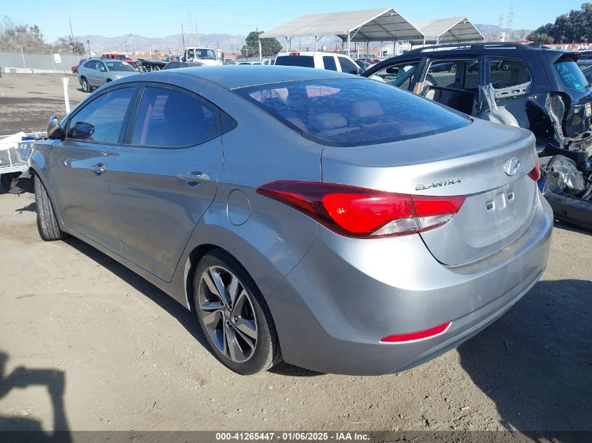 VIN KMHDH4AE5FU440398 2015 HYUNDAI ELANTRA no.3