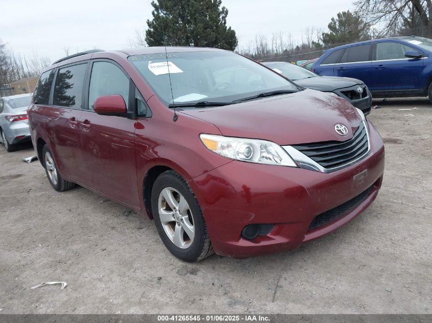 VIN 5TDKK3DC7DS351273 2013 Toyota Sienna, Le V6 8 P... no.1