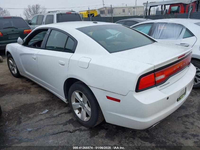 VIN 2C3CDXBGXDH539834 2013 Dodge Charger, SE no.3