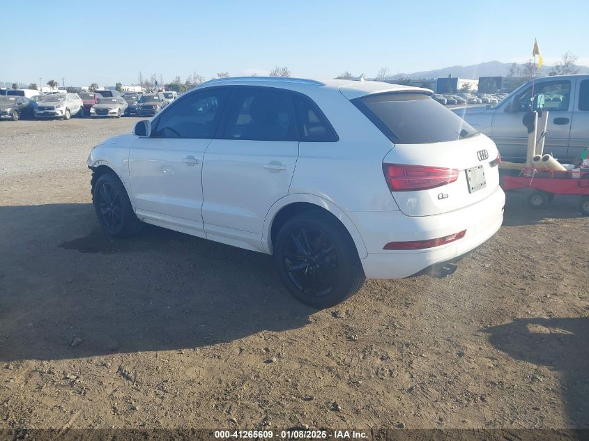 2017 AUDI Q3 2.0T PREMIUM - WA1BCCFS3HR016611