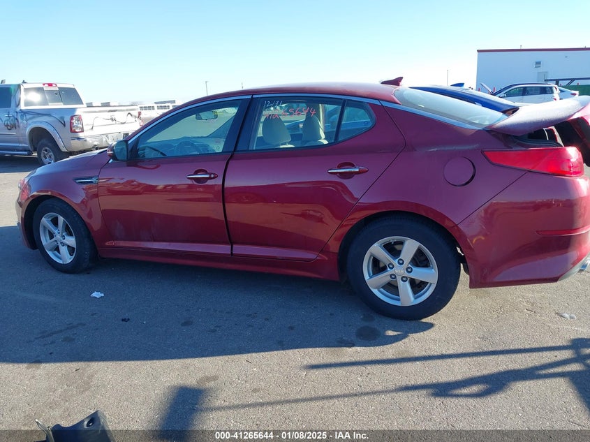 2015 KIA OPTIMA VIN: 5XXGM4A72FG456952