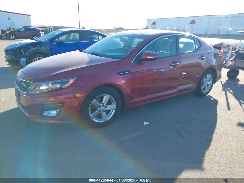 2015 KIA OPTIMA VIN: 5XXGM4A72FG456952