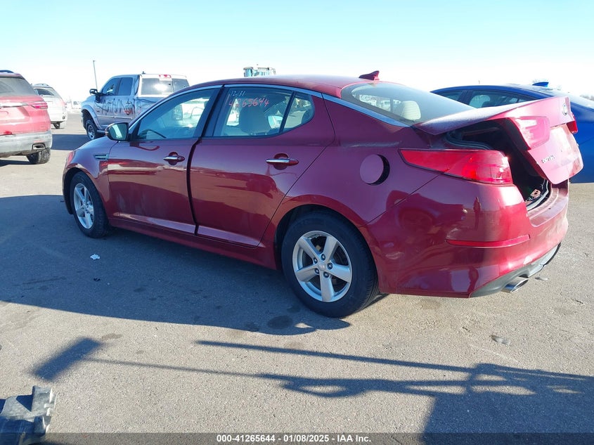 2015 KIA OPTIMA VIN: 5XXGM4A72FG456952